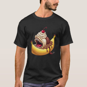 Camiseta BANANA SPLIT MONSTER Fashion de férias de verão