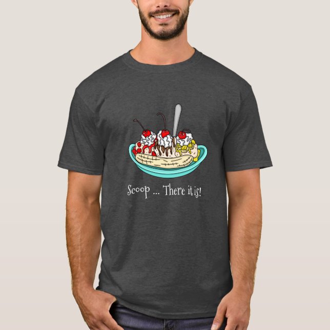 Camiseta Banana Split Sorvete Pun (Frente)
