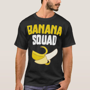 Camiseta Banana Squad Banana Amadurece Comida vegetariana