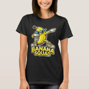 Camiseta Banana Squad Engraçado Dabbing Banana Comida & Dab