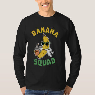 Camiseta Banana Squad Engraçado Fruta Banana Equipe do Love