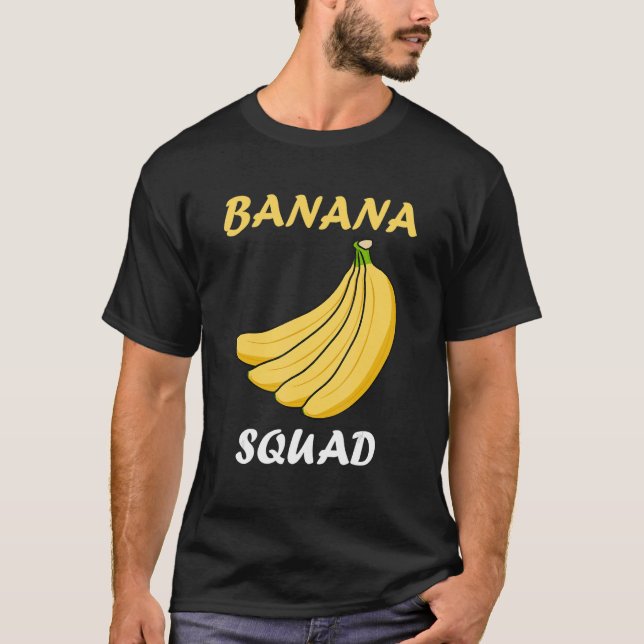 Camiseta Banana Squad Exotic Comida Cuja Sátira É Irônica (Frente)