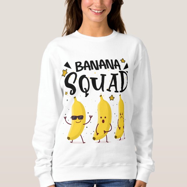 Camiseta Banana Squad Summer Funny Banana Frutas (Frente)