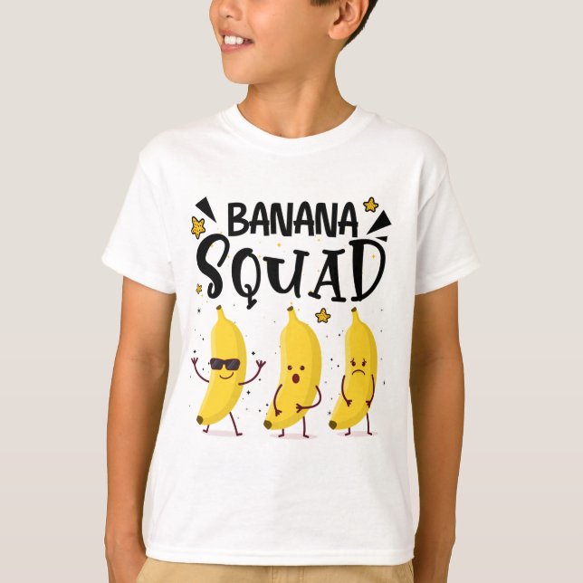 Camiseta Banana Squad Summer Funny Banana Frutas (Frente)