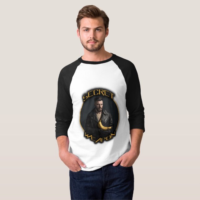 Camiseta Banana: Sua arma secreta (Frente Completa)