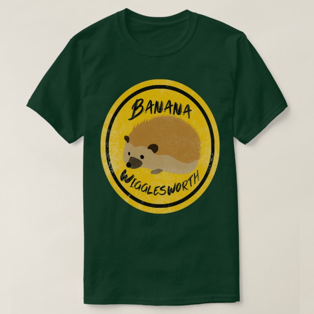 Camiseta banana wigglworth (Frente do Design)