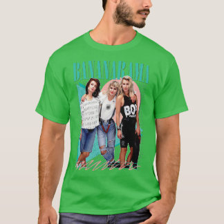 Camiseta Bananarama Retro 80s Design de Arte do Ventilador