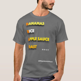 Camiseta Bananas Arroz Molho de Maçã ToastBRAT Mugs Travess