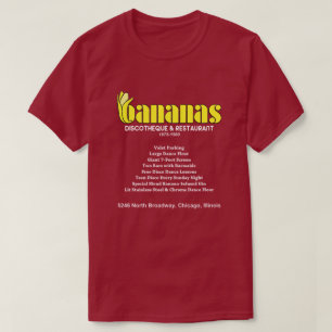 Camiseta Bananas Discovery and Restaurant, Chicago, IL