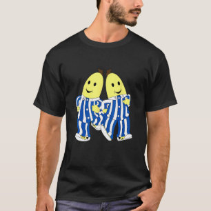 Camiseta Bananas engraçadas de pijama B1 B2 Estrelas de cor