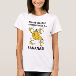 Camiseta Bananas Fruta Bananas Engraçadas