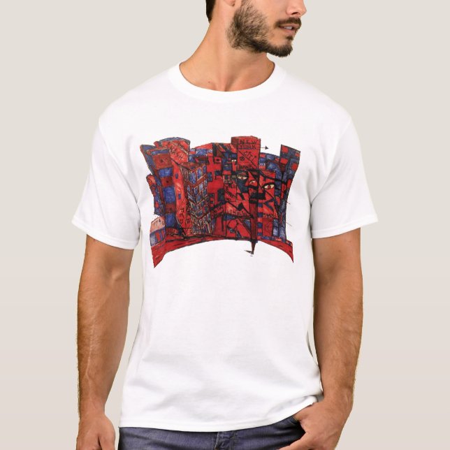 Camiseta banco citi nova york tinta (Frente)