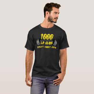 Camiseta Banco de Banco de 1000 LB Club Deadelevador sem es