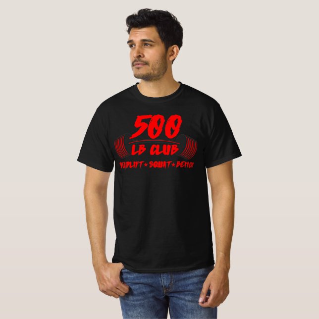 Camiseta Banco de Banda do Clube de 500 LB (Frente Completa)