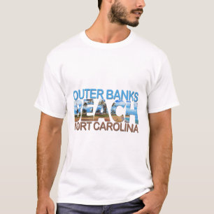 Camiseta Bancos externos de Verão - Carolina do Norte