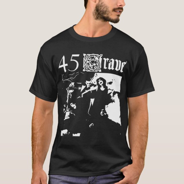 Camiseta Banda 45 Grave (Frente)
