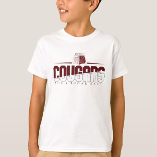 Camiseta Banda Ada Cougar Clássica Juventude Branc
