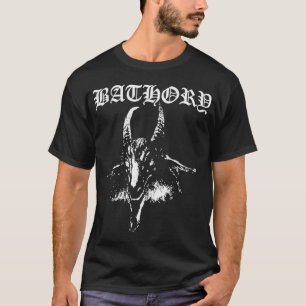 Camiseta Banda Bathory Vintage Goat Black Metal