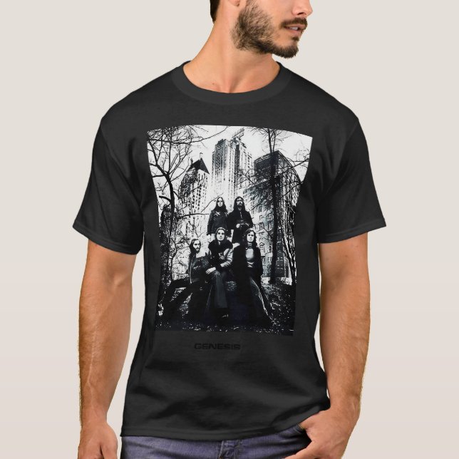 Camiseta Banda Black And White Genesis (Frente)