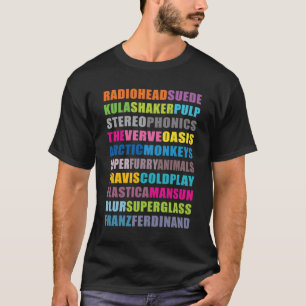 Camiseta BANDA BRITPOP excelente 