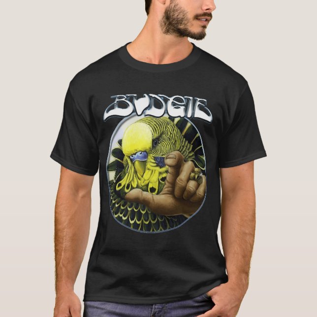Camiseta banda Budgie (Frente)