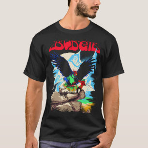 Camiseta Banda Budgie Nunca Desista de um Amigo