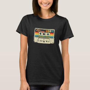 Camiseta Banda Cassete Retro Vintage 2005 Aniversário