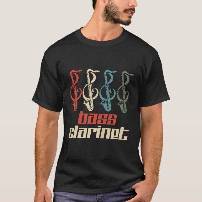 Camiseta Banda Clarinet Marching Bass Clarinet Pl (Frente)