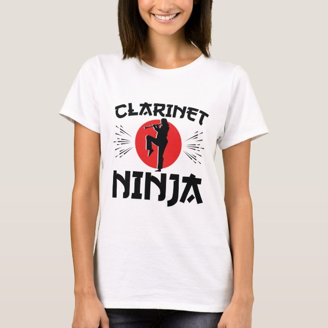 Camiseta Banda Clarinet Ninja Marching (Frente)