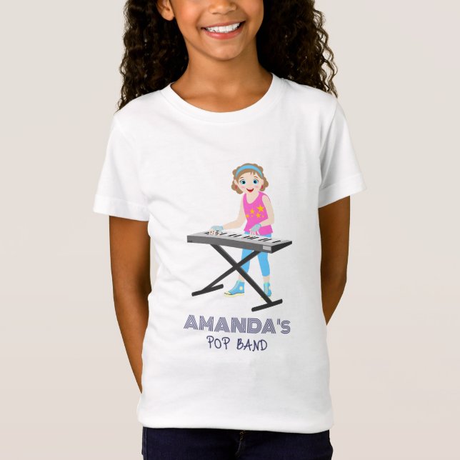 Camiseta Banda das garotas de música (Frente)