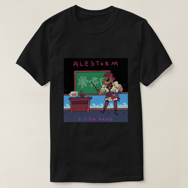 Camiseta Banda de Alestorm - Legenda (Frente do Design)