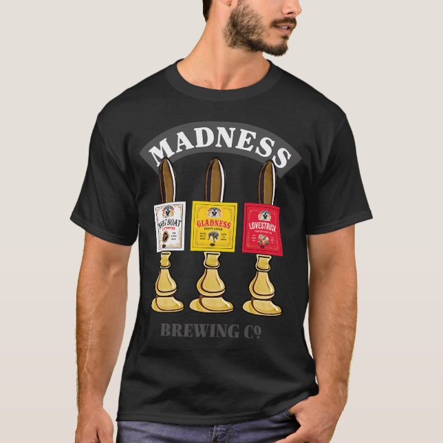Camiseta banda de art pop brewing (Frente)
