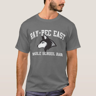 Camiseta Banda de escola secundária Raio-CPE do leste