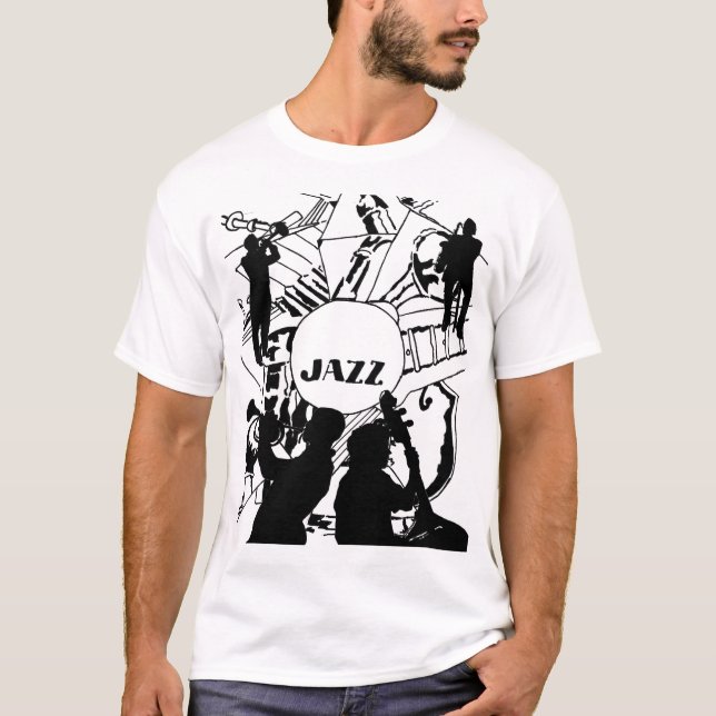 Camiseta banda de jazz (Frente)