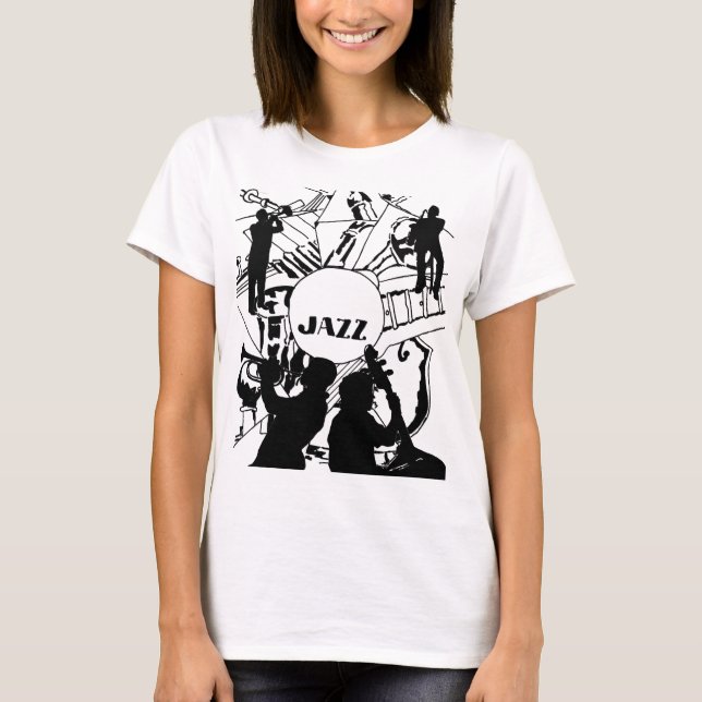 Camiseta banda de jazz (Frente)