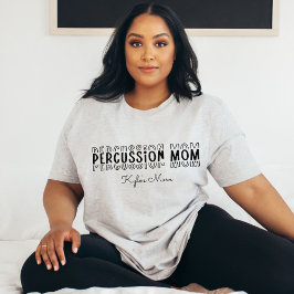 Camiseta Banda de Marcha de Persão Mãe Personalizável