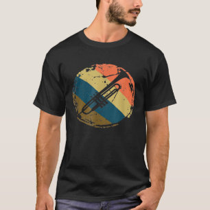 Camiseta Banda de Marcha do Melhor Jogador de Trompete Retr