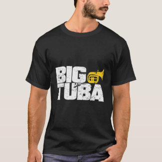 Camiseta Banda de Marcha Escolar Engraçado Tuba