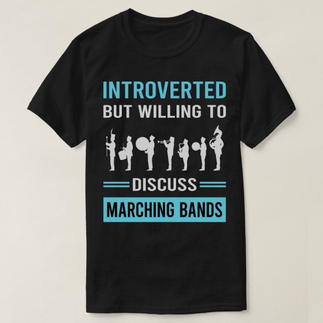 Camiseta Banda de Marcha Introduzida (Frente do Design)