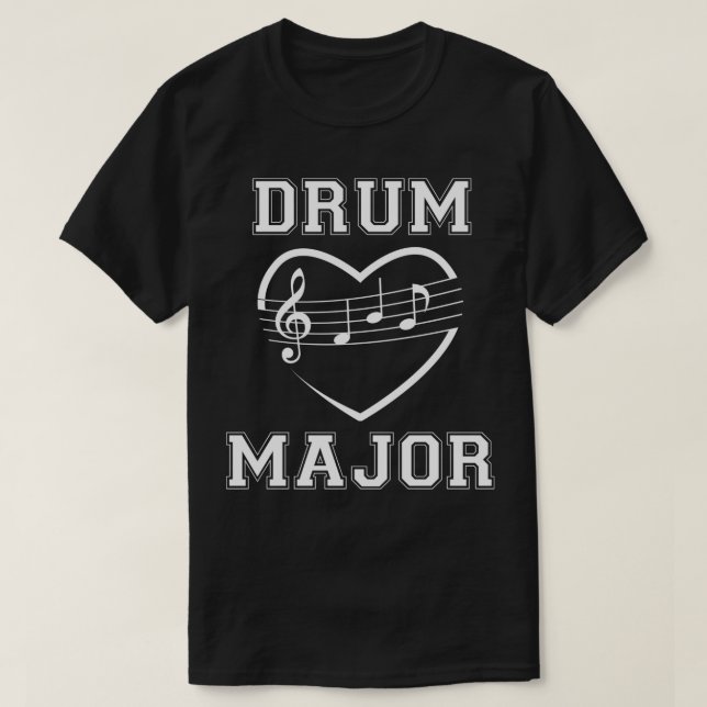 Camiseta Banda de Marcha Principal do Tambor (Frente do Design)