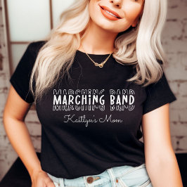 Camiseta Banda de Marching Mãe Personalizável
