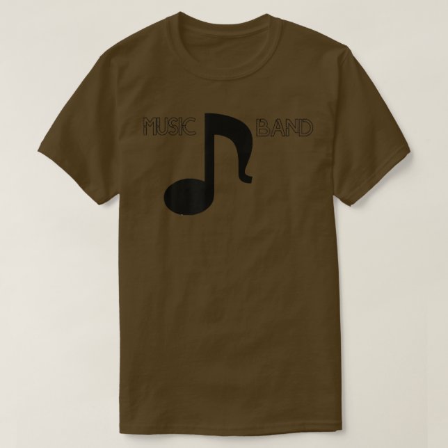 Camiseta Banda de música (Frente do Design)