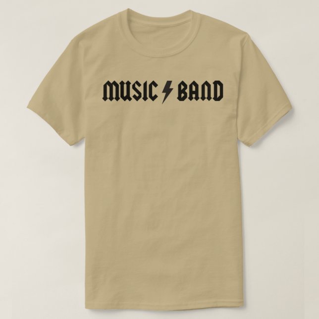 Camiseta Banda de música 30 Rock ACDC Como vocês se comport (Frente do Design)