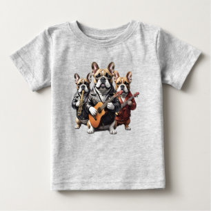 Camiseta Banda de Música do Bulldog Francês Bulldogues Fran