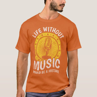Camiseta Banda de Música Piano Guitar