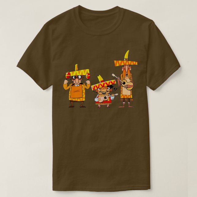 Camiseta Banda de músicos mexicano (Frente do Design)