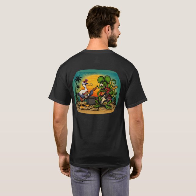 Camiseta Banda de Praia (Parte Traseira Completa)
