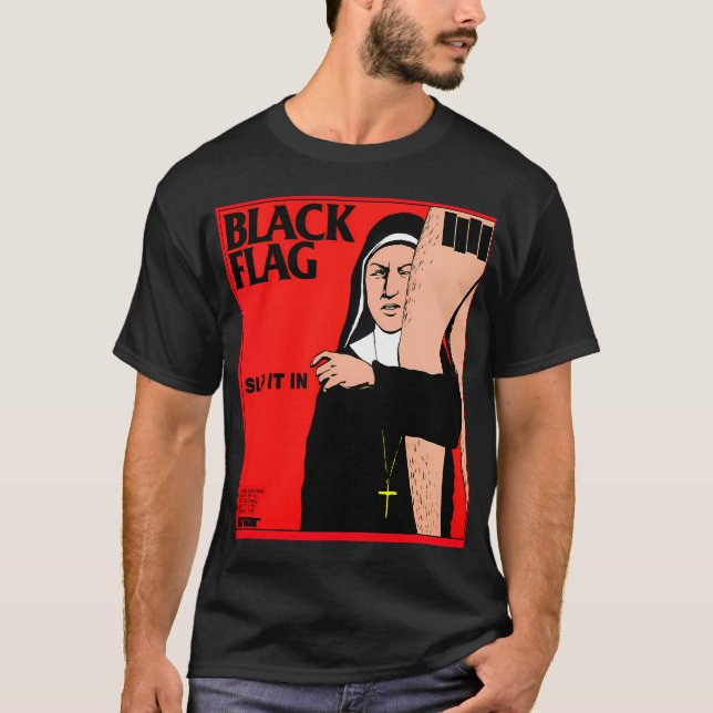 Camiseta Banda de Rock Black Flag (Frente)