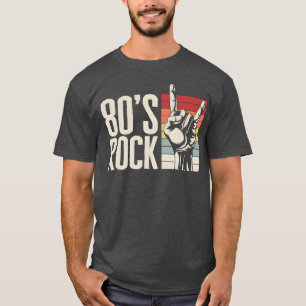 Camiseta Banda de Rock dos Anos 80 Presente para garota