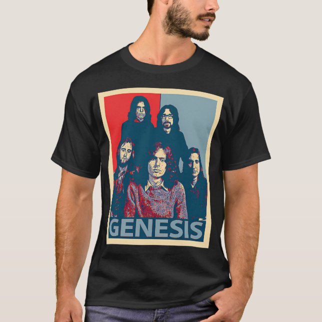 Camiseta Banda de Rock Genesis (Frente)